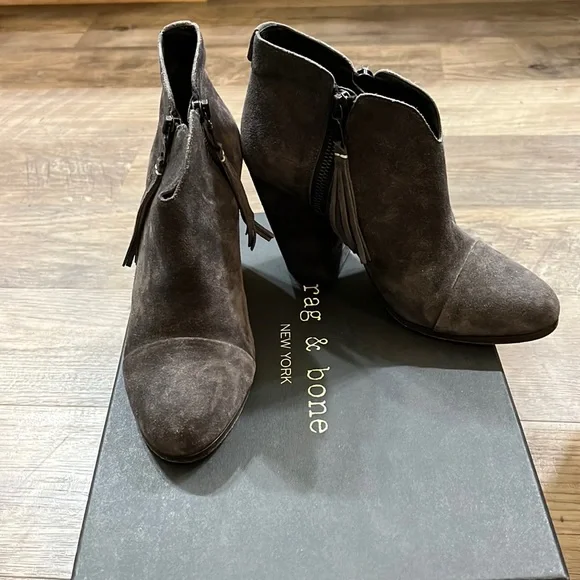 rag bone Shoes Rag Bone Boots Margot Fringe Ankle Boots